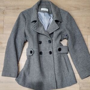 Calvin Klein Women's Gray Peacoat